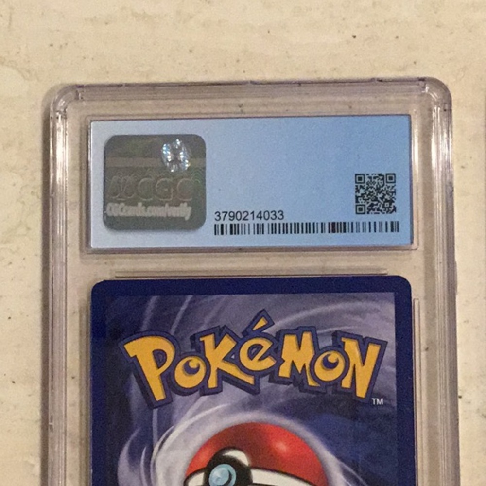 Pikachu & Charmander 1999 Pokemon 60/64 46/102 Base Set CGC 7 Graded Card - Picture 4 of 10